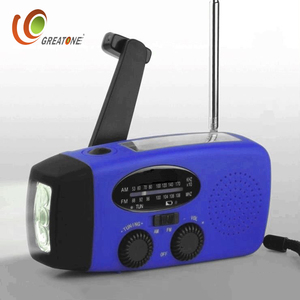 Venta al por mayor de alta calidad de emergencia solar manivela la <span class=keywords><strong>radio</strong></span> Meteorológica de la noaa con linterna led - Product Image 1