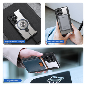 Card pack <b>phone</b> case suitable for S25 Ultra all inclusive S25 <b>phone</b> case magnetic bracket flip cover transparent all inclusive - Product Image 4