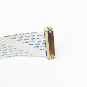 Câble plat FFC LVDS 30 broches 1 mm AWM 20706 105C 60V VW-1 avec connecteur FI-X30HL pour électronique - Product Image 2