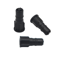 Accessoires d'irrigation goutte à goutte de moulage par injection en plastique sur mesure Crochet inversé avec connecteur de filetage interne Pièces en plastique PVC