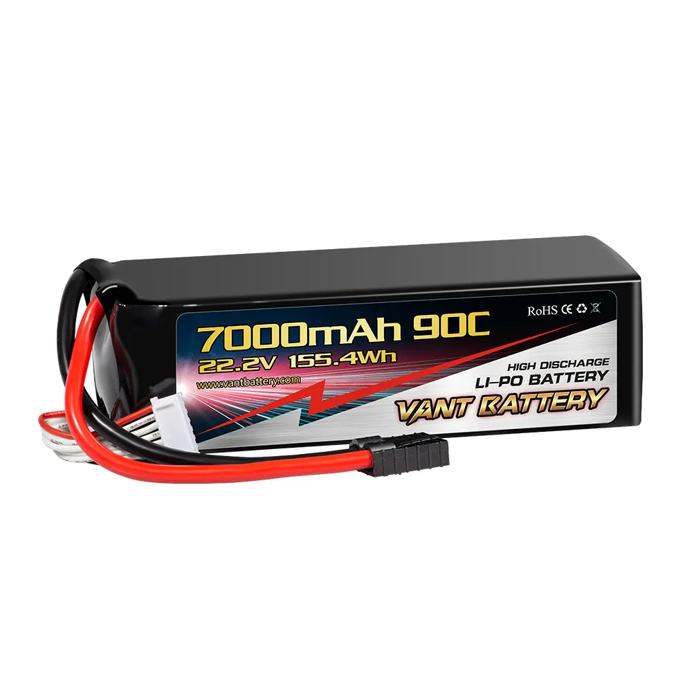 VANT RTR pack 6S 7000mah 90C 22.2V bateria lipo com conector TRX para Traxxas xmaxx 8s RC Car