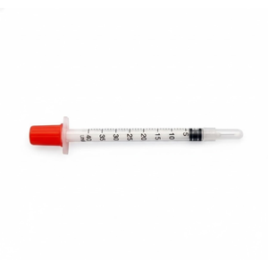 Jeringa de Insulina Estéril de Grado Médico de 6 ml U40 U100 con Tapa Naranja y Morada, Desechable, para Uso Veterinario, Esterilizada con Óxido de Etileno - Product Image 6