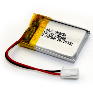 Hiệu suất cao 250mAh pin có thể sạc lại Polymer Lithium Ion di động cho thiết bị điện tử khác nhau và các dự án tự làm - Product Image 4