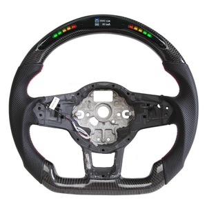 Volante Deportivo Personalizado JIANSHAN para Modelos Volkswagen VW <span class=keywords><strong>Golf</strong></span> 7/GTI/<span class=keywords><strong>R6</strong></span>/R MK5/MK6/MK7 - Aluminio/Carbono - Product Image 1
