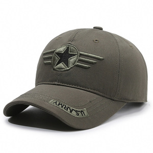 Venta al por mayor de alta calidad camuflaje gorras de béisbol bordado personalizado deporte al aire libre 6 paneles <span class=keywords><strong>gorra</strong></span> sombrero para hombre - Product Image 5