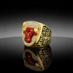 Bague de championnat NBA <span class=keywords><strong>Bulls</strong></span> <span class=keywords><strong>Jordan</strong></span> 1993, bague de mode plaquée or de haute qualité, collection commémorative, vente directe d'usine - Product Image 2