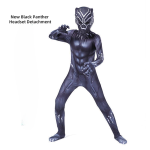 Costume léopard noir Cosply Costume combinaison Costumes enfants enfants combinaison Oneseis Cosplay vêtements Costume d'halloween - Product Image 3