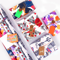 Papier de Soie Artistique Jetable Couché 80g pour Emballage Cadeau de Luxe Personnalisé, Ambiance Artistique, 43*300cm, Vente en Gros