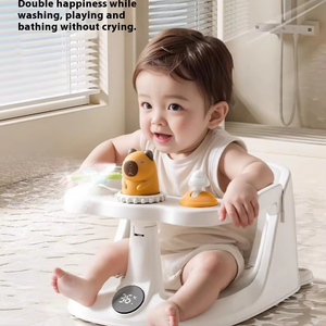 Siège de <span class=keywords><strong>Bain</strong></span> Support de Baignoire Anti-Dérapant pour Nouveau-Né, Support Allongé pour Bébé dans la Baignoire - Product Image 5