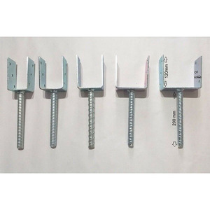 U Loại Mạ Kẽm Nhiệm Vụ Nặng Nề Hàng Rào Bài Hỗ Trợ Neo - Product Image 1