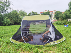 Yak Outdoors YKC005 Küçük Tek Yatak Odalı Açık Hava Kamp Çadırı 2 Kişilik Otomatik Açılır Tasarım Hızlı Kurulum 190T Polyester Fiberglas - Product Image 3