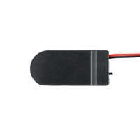 Boîtier de support de pile bouton CR2032 CR 2032 LIR2032 avec interrupteur marche/arrêt et fils, pour 2 piles 3V