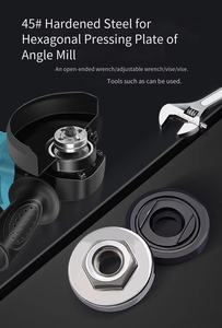 Accesorios para Amoladora Angular Tipo 100 - Placas de Presión Superiores/Inferiores Hexagonales Especiales para Tuercas - Product Image 3