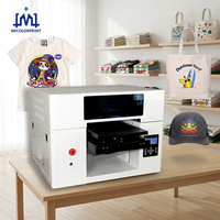 Mesin Cetak Langsung ke Pakaian A3 Printer Semua Warna untuk Kaos