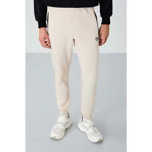 Pantalones Deportivos de Forro Polar para Hombre Cesar Beige, Cintura Elástica, Casuales, Transpirables - Product Image 3