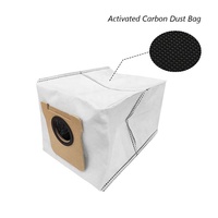 Sac à poussière en charbon actif adapté pour Dreame S10/S10 Pro /L10s Ultra XIAOMI Omni Robot X10 + accessoires d'aspirateur robotique
