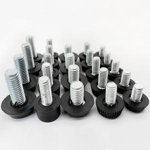 Pieds <span class=keywords><strong>de</strong></span> meubles <span class=keywords><strong>de</strong></span> cuisine au design moderne, en plastique robuste, bois brun et noir, personnalisables, OEM, pieds <span class=keywords><strong>de</strong></span> canapé - Product Image 6