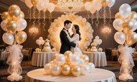 Ballons en latex chromé anti-explosion écologiques de 12 pouces 2,8 g pour la décoration de fête de mariage
