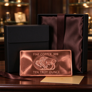 Barre de cuivre pur 999 de 10 oz, relief haute définition pour collectionneurs et amateurs de métaux précieux - Product Image 3