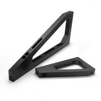 Plateau de support triangulaire, plaque plate, plateau optique expérimental, plateau rigide en alliage d'aluminium