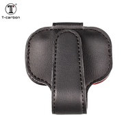 Penjepit Kacamata T-carbon Sun Visor untuk Mobil, Klip Kacamata Serat Karbon, Aksesoris Gesper Kacamata