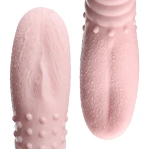 Neuer Heizung Zungenleck-Vibrator Klitoris-Vibrator günstige Masturbatoren Sex-Spielzeuge Zunge leck-Spielzeug Silikon-Vibrator rosa