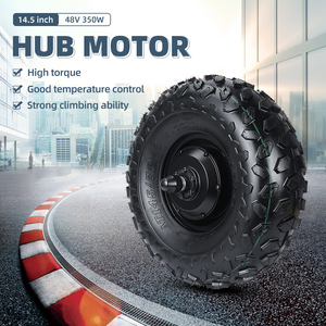 Kit di Conversione per Bici Elettrica con Motore al Mozzo da 14,5 Pollici 48V 350W, Ruota Posteriore per Bici Elettrica con Capacità di 200Kg - Product Image 2