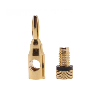 Аудиоразъем-банан 4 мм с золотым покрытием, 32А 600В, штекер/гнездо, корпус из ПВХ, для усилителя мощности и аудиосистем - Product Image 5
