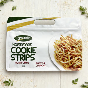 ถุงไมลาร์พิมพ์ลายตามสั่งสำหรับใส่อาหาร คุกกี้ โปรตีนผง บรรจุภัณฑ์อาหาร ถุงขนมแบบตั้งได้ - Product Image 2