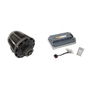 Moteur QS MOTOR 138 3000W avec Votol Em150 -2sp 72V 100KPH, type à courroie, pour moto tout-terrain, état neuf - Product Image 1