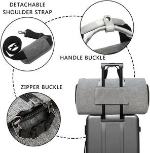 Échantillon Gratuit : Sac de Voyage Pliable Multi-Compartiments pour Vêtements, Bagage Cabine Portable avec Bandoulière - Product Image 3