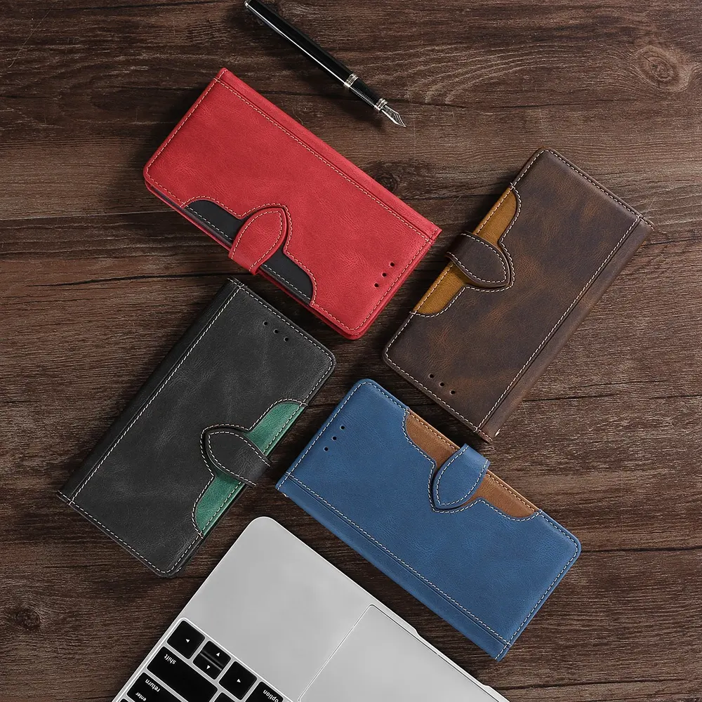 Leather Phone case for Redmi Note 9 Flip Cover for Redmi 8A Wallet Case with Card holders for Redmi 10X Pro