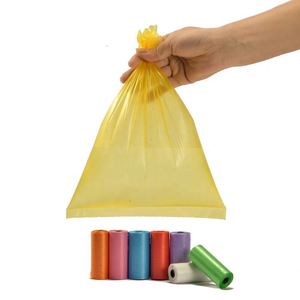 Juice Pet Outdoor Solid Color Degradable <b>Compostable</b> <b>Small</b> Animal Poop Bags 0.009mm Thick 22x30cm - Product Image 5