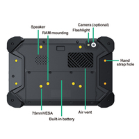 Tableta CANBUS de 7 Pulgadas con Navegación GPS, Android 12, 4G, Voltaje Amplio DC8-36, Compatible con Estación de Acoplamiento Profesional/Conexión M12