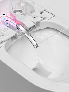 Inodoro con control remoto inteligente, sensor de calefacción eléctrica de una pieza, inodoro de descarga, cUPC, venta directa de fábrica, 1 unidad - Product Image 4