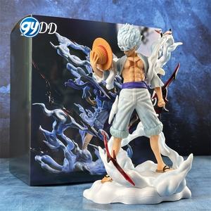 Un pezzo di dio del sole ingranaggio cinque il mio Nika Luffy posa in piedi statua GK figura in scatola Anime modello da collezione giocattolo ornamento - Product Image 1