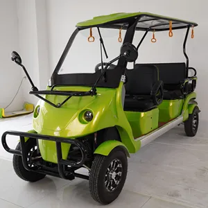 1800W aimant permanent synchrone 4 roues scooter électrique moto pour adulte 6 passagers nouveau design à bon prix