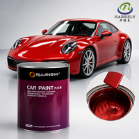 Cat Ruijing Multi-warna 2K Solid Acrylic untuk Pengecatan Ulang Mobil, Cat Dua Komponen untuk Pekerjaan Respraying Mobil