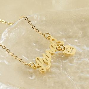 Collar de joyería de moda con colgante de acero inoxidable de astrología con signo del zodiaco estrella nacimiento del zodiaco de 12 Constelaciones letras del zodiaco - Product Image 5