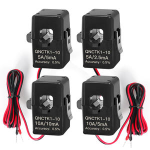 Capteur de transformateur de courant micro à noyau ouvert QNCTK1-10 50A 25mA 100A 50mA 20A 10mA 1 2000 Transducteur de courant à noyau divisé pince CT - Product Image 1