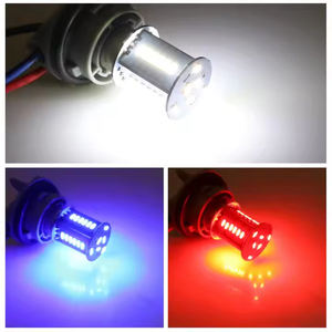 Nouveau 12V BAY15D <span class=keywords><strong>LED</strong></span> <span class=keywords><strong>ampoule</strong></span> de feu stop <span class=keywords><strong>pour</strong></span> <span class=keywords><strong>moto</strong></span>/voiture foudre droite lumières mobiles eau <span class=keywords><strong>clignotant</strong></span> frein burst lumière nouveau - Product Image 3