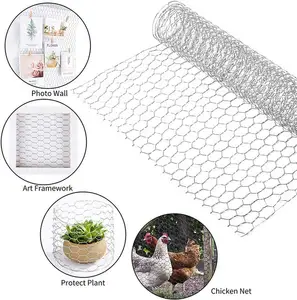 Galvanized Hexagonal Wire Mesh Or PVC Coated For Fence Or Bird Cage Chicken Rabbit Fence