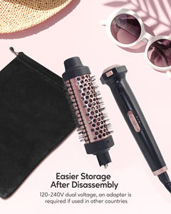 Wide <b>Curling</b> Barrel Hair <b>Curling</b> Tong Ceramic Curler Set Kit Iron <b>Curling</b> Iron 5 in 1 Hair Curler - Product Image 3