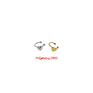 แหวนแฟชั่นรูปหัวใจ สแตนเลสสตีล 316L ชุบทอง PVD ORO - Product Image 2