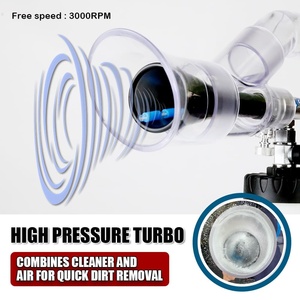 Lematec Turbo Air Car Cleaning Gun 1000Ml Foam Pressure <b>Spray</b> Blowing Vacuum Car Body <b>Cleaner</b> Professional Design - Product Image 2
