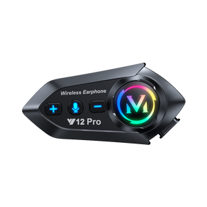 Y12Pro Motorcycle Helmet BT 6.0 Wireless <strong>Headset</strong> Two-way Communication LED Noise Reduction Waterproof Multi-channel Riding - Product Image 1