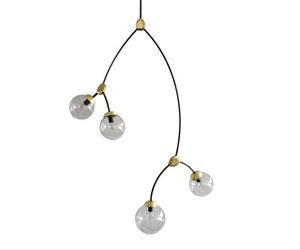 Nórdicos creativa moderna iluminación del hotel bola de <span class=keywords><strong>cristal</strong></span> de la lámpara de techo led lámpara colgante luz para <span class=keywords><strong>Bar</strong></span> - Product Image 1