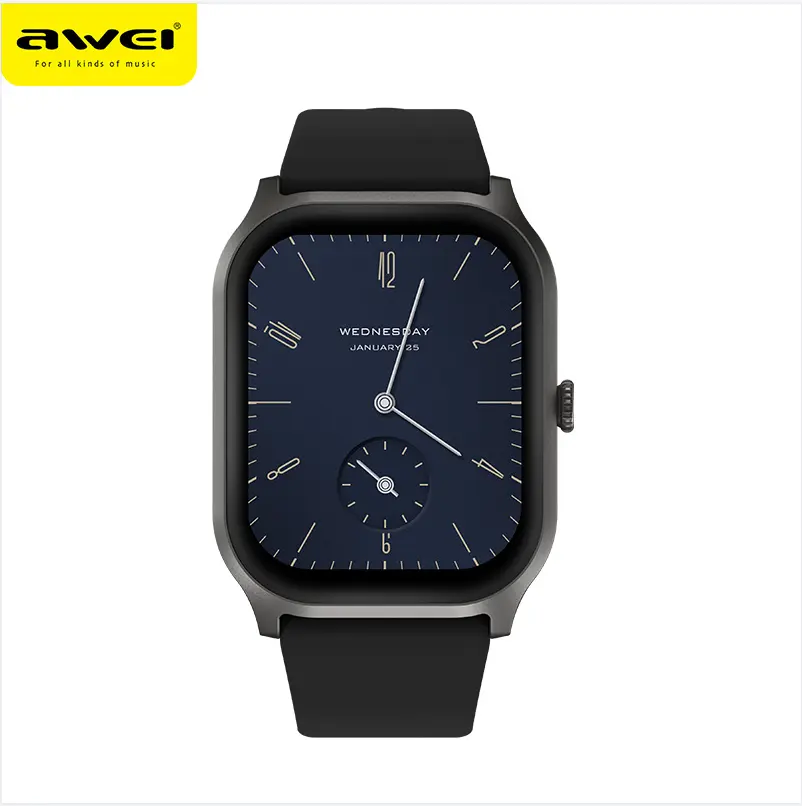 Awei S-7 2.01" TFT Full screen touch bt 5.2 High Quality Good Selling Plastic new smartwatch smart watch waterproof