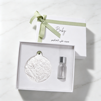 Offre Spéciale – Diffuseur d'Arômes Suspendu en Céramique Personnalisé, Décoration en Plâtre Parfumé aux Huiles Essentielles Florales
