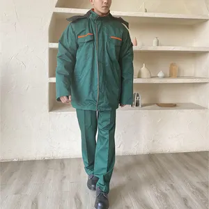 Abbigliamento da lavoro di sicurezza personalizzato OEM per uomo lavoro caldo manica lunga giacca uniforme industriale uniforme da lavoro elettricista